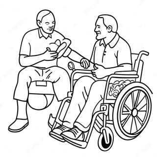 Disability Awareness Coloring Page 124096-58251