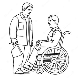 Disability Awareness Coloring Page 124096-58344