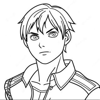 Eren Yeager Coloring Page 124147-58290