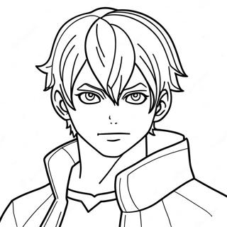 Todoroki Coloring Page 124251-58462