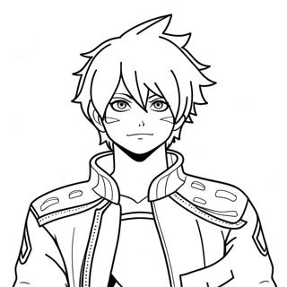 Todoroki Coloring Page 124251-58464