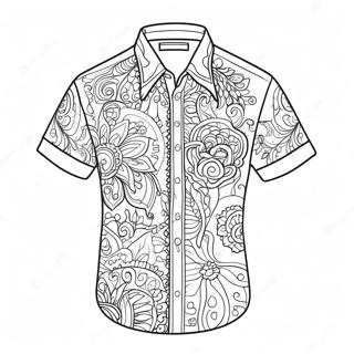 Shirt Coloring Page 124329-58523