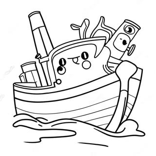 Skipper In A Fun Adventure Coloring Page 124410-58598