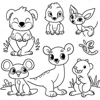 Australian Animals Coloring Pages