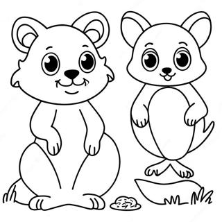 Australian Animals Coloring Page 124457-58624