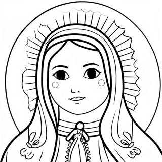 Our Lady Of Guadalupe Coloring Page 124509-58663