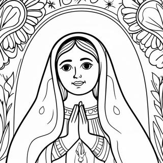 Our Lady Of Guadalupe Coloring Page 124509-58664