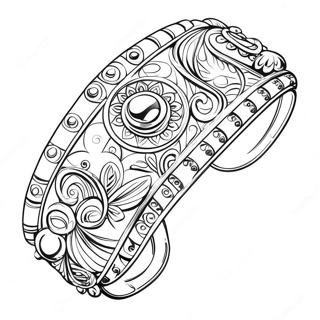 Bracelet Coloring Pages