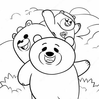 We Bare Bears Coloring Page 124638-58764