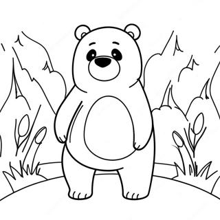 Charming We Bare Bears Coloring Page 124639-58765