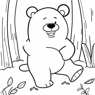 Playful We Bare Bears Coloring Page 124641 58776