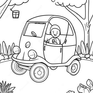 Garten Of Banban 4 Buggy Huggy Coloring Page 124792-58882