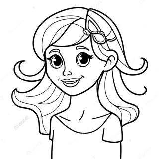 Daphne In A Fun Adventure Coloring Page 124874-58959