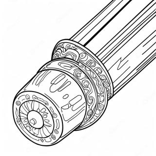 Lightsaber Coloring Pages