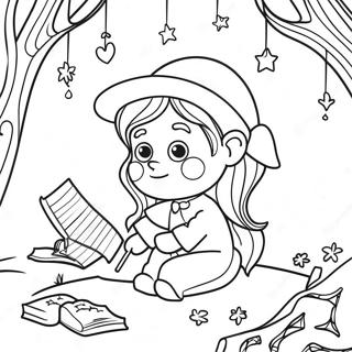 Magical Poetry Coloring Page 124975-59035
