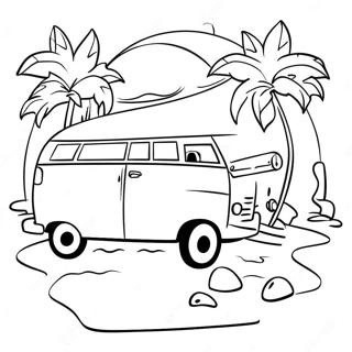 Preppy Summer Coloring Pages