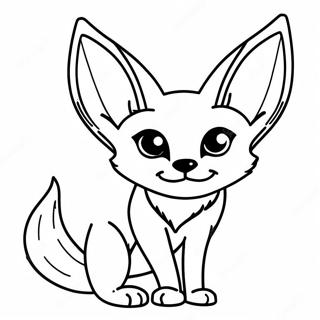 Fennec Fox Coloring Page 125023-59062