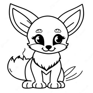 Fennec Fox Coloring Page 125023-59063