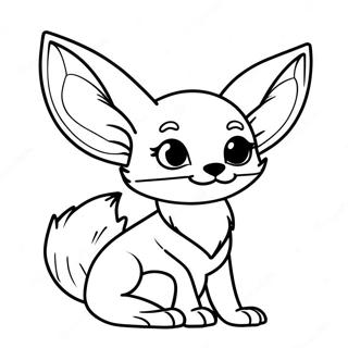 Fennec Fox Coloring Page 125023-59064