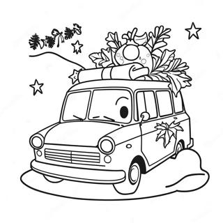 Christmas Vacation Coloring Page 125049-59082