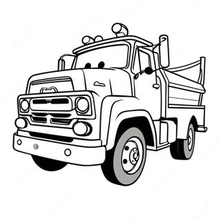 Tow Truck Coloring Pages