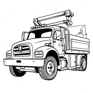 Tow Truck Coloring Page 125153-59164