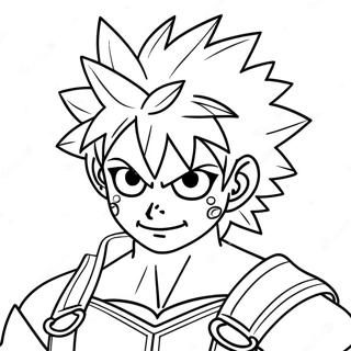 Bakugo Coloring Pages