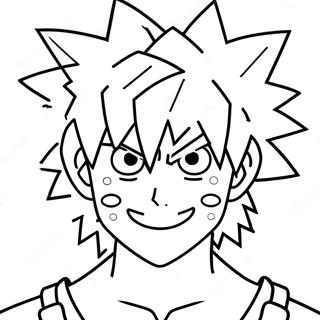 Bakugo Coloring Page 125333-59302