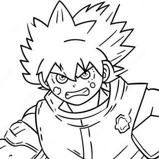 Explosive Bakugo Action Coloring Page 125334 59307