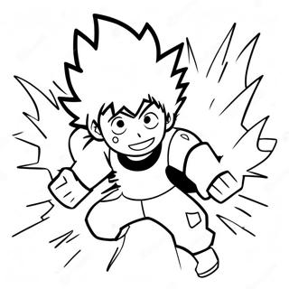 Explosive Bakugo Action Coloring Page 125334 59308