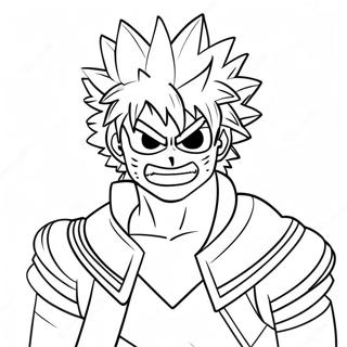 Bakugo In Hero Costume Coloring Page 125335 59312
