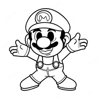 Mario Star Coloring Pages