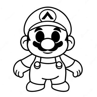 Mario Star Coloring Page 125411-59362