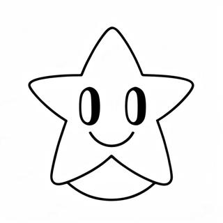 Mario Star Coloring Page 125411-59363