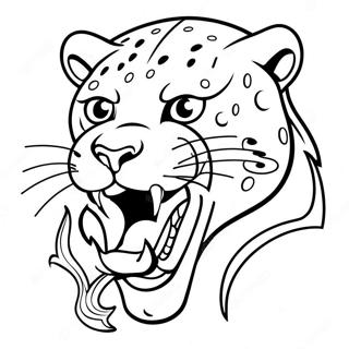 Jacksonville Jaguars Mascot Coloring Page 125488-59426