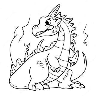 Fire Dragon Coloring Page 125538-59464