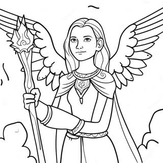 Nimona With Magical Powers Coloring Page 125670-59570