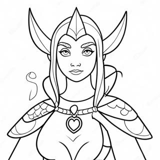 Nimona With Magical Powers Coloring Page 125670-59571