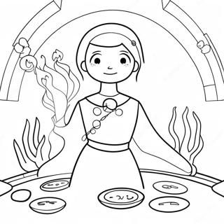 Nimona With Magical Powers Coloring Page 125670-59572