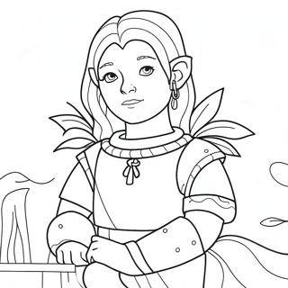 Nimona Transforming Coloring Page 125672 59577