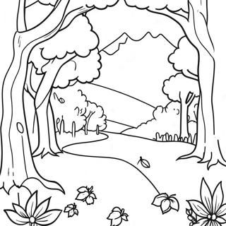 First Day Of Fall Coloring Pages