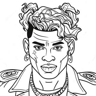 Nle Choppa Coloring Pages