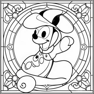 Disney Stained Glass Coloring Page 125822-59683