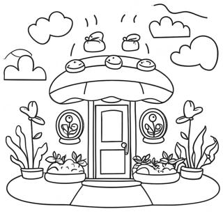 Butterbean Cafe Magical Garden Coloring Page 125850-59711