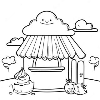 Butterbean Cafe Delicious Treats Coloring Page 125851-59716