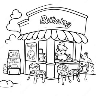 Butterbean Cafe Fun Cooking Adventure Coloring Page 125852-59718
