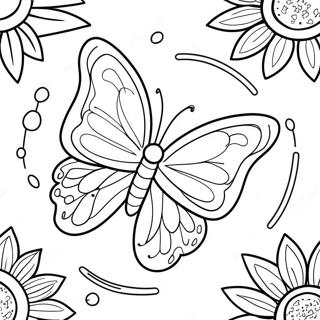 Life Cycle Of A Butterfly Coloring Page 125874-59723