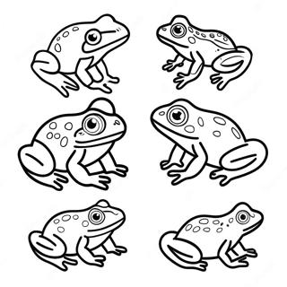 Colorful Life Cycle Of A Frog Coloring Page 125875-59726