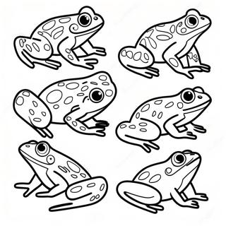 Colorful Life Cycle Of A Frog Coloring Page 125875-59728