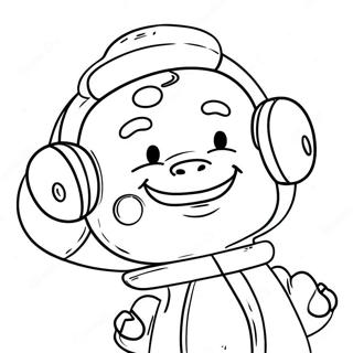 Friday Night Funkin Coloring Pages